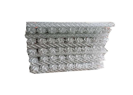 Le PVC enduit de Mesh Fencing 60*60mm de cyclone de zinc a enduit Diamond Mesh