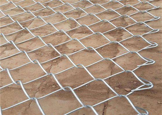Alliage d'aluminium Diamond Chain Link Fence Roll de zinc 50x50mm 4ft
