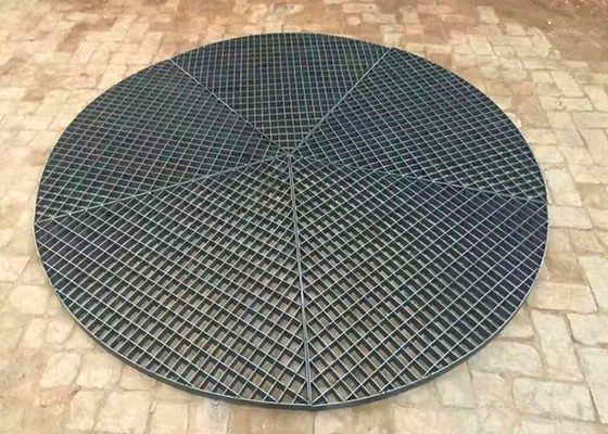 Couverture de trou d'homme extérieure en métal râpant la grille galvanisée circulaire de 25*3mm