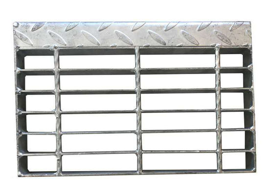 Grille en acier de passerelle épaisse simple de la feuille 10mm pour l'usine chimique