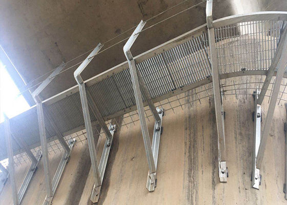 L'anti corrosion a soudé l'acier râpant le plancher en aluminium de grille en métal de 40*3mm