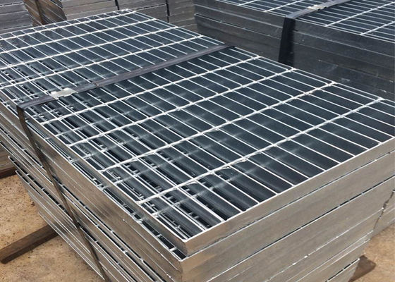 L'anti dérapage Q345 a soudé l'immersion chaude de largeur en acier de la grille 1250mm galvanisée