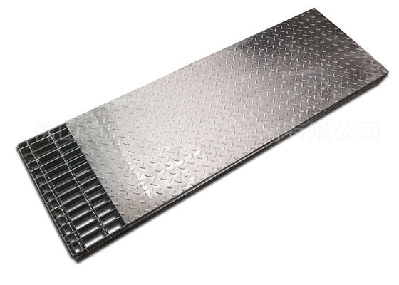 Usine chimique de Mesh Grating Anti Skid For de passage couvert de profil de la dent ISO9001