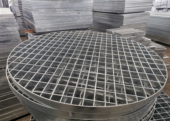 La couverture ronde extérieure a galvanisé la pression des grilles S304 de drainage verrouillée