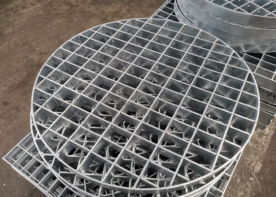La couverture ronde extérieure a galvanisé la pression des grilles S304 de drainage verrouillée