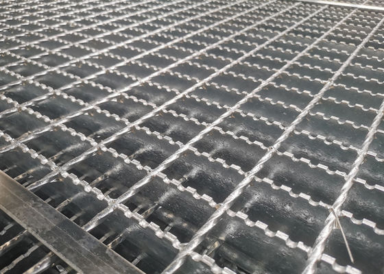 Grille en acier de plate-forme de forme de dent d'ODM