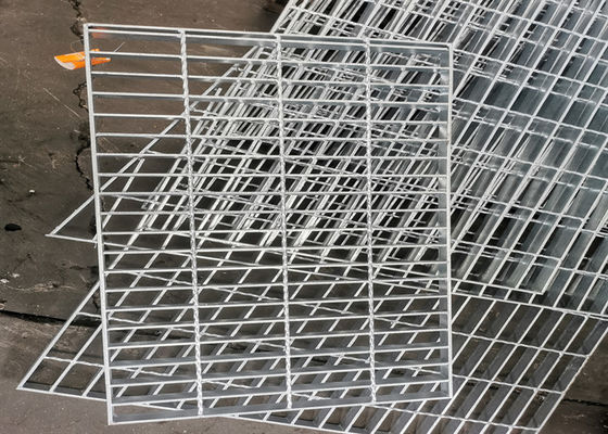 Grille en acier dentelée de plate-forme de galvanisation