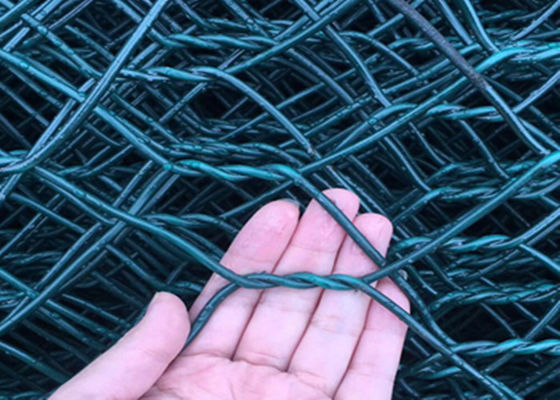 Anti tissage corrosif de Mesh Panels Hexagonal Double Twisted de fil de Gabion