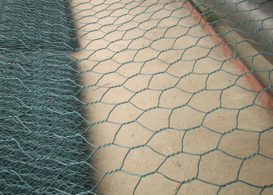 Fil Mesh Zinc Aluminum Alloy de mur de Gabion de traitement de glissière de rivière 80mm*100mm