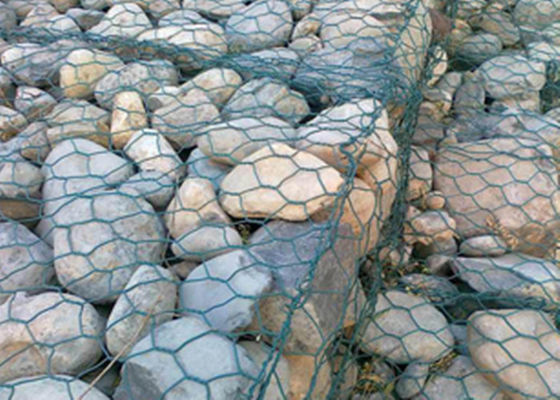 Anti tissage corrosif de Mesh Panels Hexagonal Double Twisted de fil de Gabion