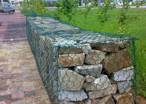Anti tissage corrosif de Mesh Panels Hexagonal Double Twisted de fil de Gabion