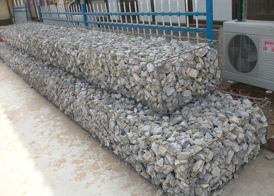 2.7mm imperméables	Fil galvanisé Mesh For Gabion Baskets de Gabion