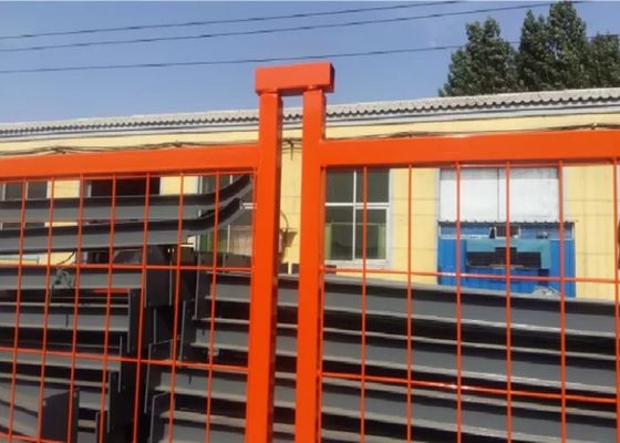 le fil Dia Moveable Fence Panels Heat de 3.5mm a traité la clôture provisoire en métal