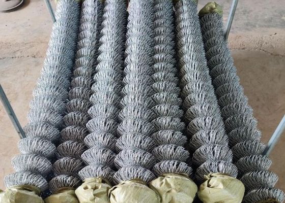 le PVC de 3.0mm a enduit le bord galvanisé de With Knuckle Twist de barrière de maillon de chaîne